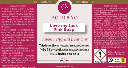 Love my tack Pink Soap Equibao